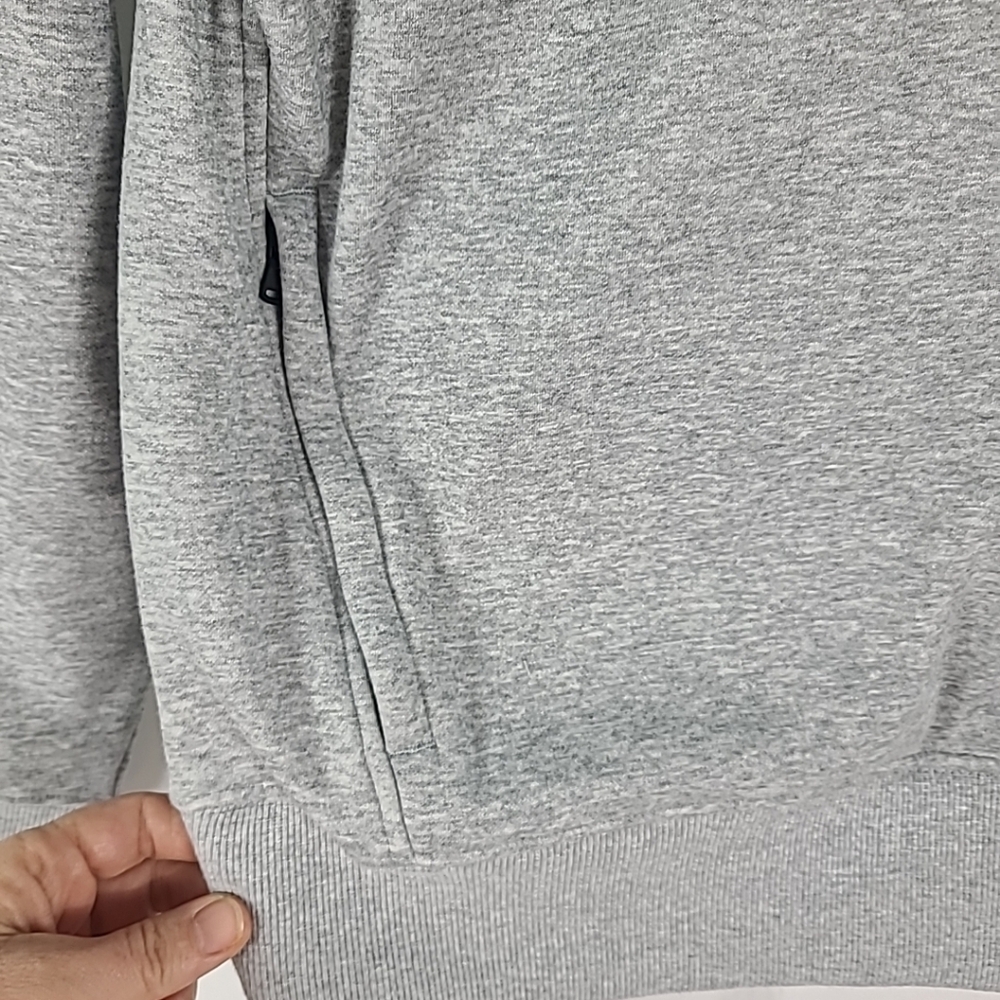 NEW Fabletics The Go-To Hoodie - Classic Grey Heather Sweatshirt Sz XS - Picture 4 of 7